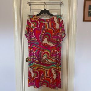 Jude Connely retro print shift dress